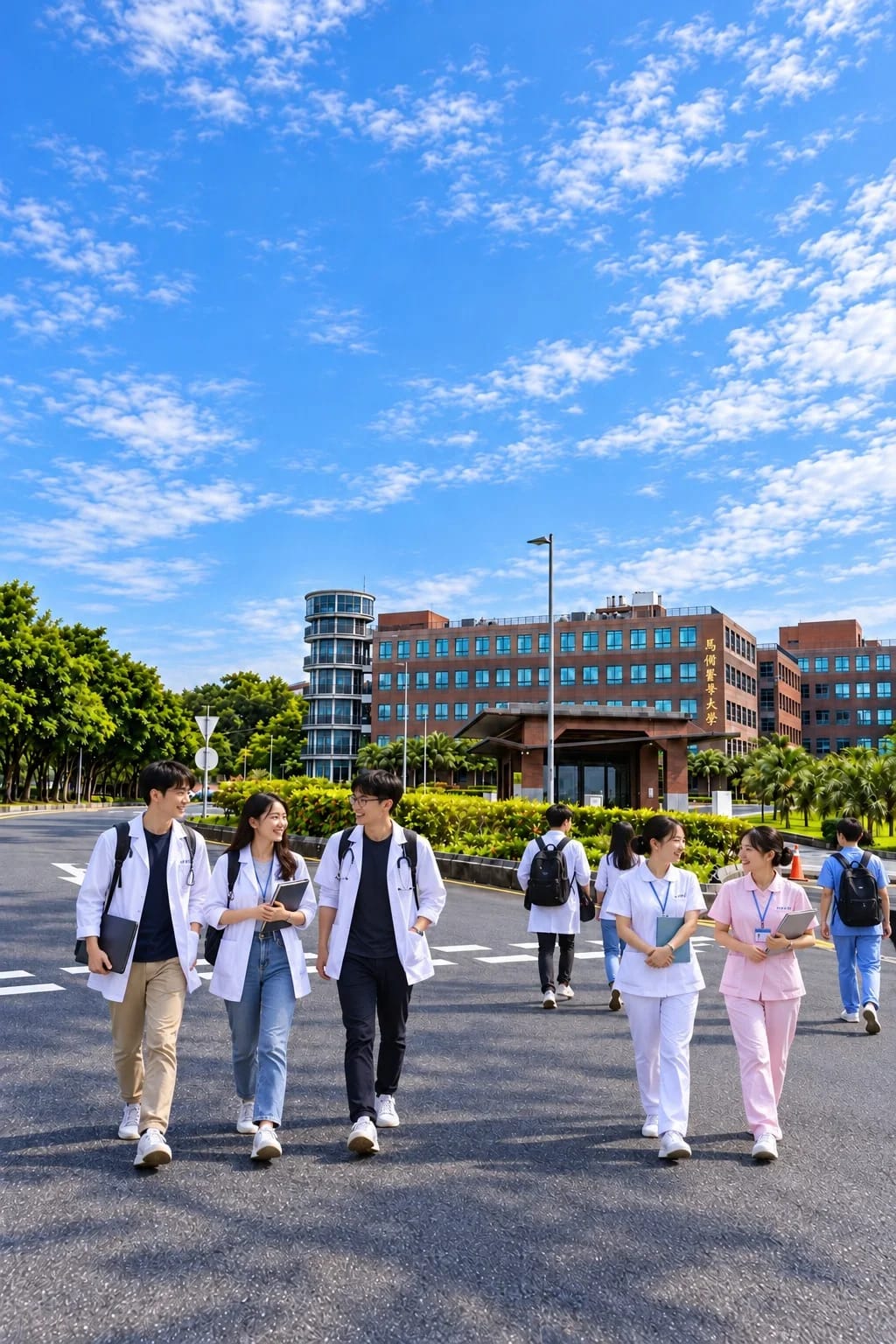 詩歌傳遞感恩溫情　馬偕醫學大學致謝吉田開發建設　捐助校園道路整建